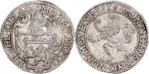 1 Daalder Provincias Unidas de los Países Bajos (1581 - 1795) Plata 