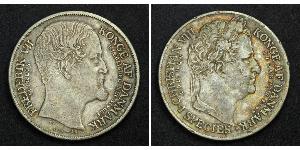 1 Daler Danimarca Argento 