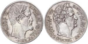 1 Daler Danimarca Argento 