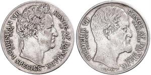 1 Daler Danimarca Argento 