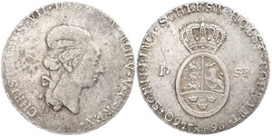 1 Daler / 1 Speciedaler Dänemark-Norwegen (1536-1814) Silber Christian VIII. von Dänemark (1786 - 1848)