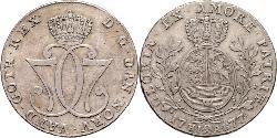 1 Daler / 1 Speciedaler Norwegen Silber Christian VII. (Dänemark und Norwegen) (1749 - 1808)