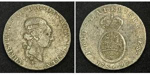 1 Daler / 1 Speciedaler Denmark-Norway (1536-1814) Silver Christian VIII of Denmark (1786 - 1848)