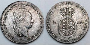 1 Daler / 1 Speciedaler Датське-норвежське королівство (1536-1814) Серебро Кристиан VIII король Дании (1786 - 1848)
