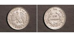 1 Decimo Chile Silber 
