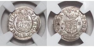 1  Denar Ungarn Silber Leopold I. (HRR)(1640-1705)