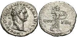 1 Denario Impero romano (27BC-395) Argento Domiziano (51-96)