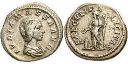 1 Denario Impero romano (27BC-395) Argento Julia Maesa (165-224)