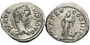 1 Denario Impero romano (27BC-395) Argento Settimio Severo (145- 211)