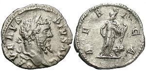 1 Denario Impero romano (27BC-395) Argento Settimio Severo (145- 211)