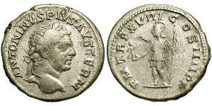 1 Denario Impero romano (27BC-395) Argento Caracalla (188-217)