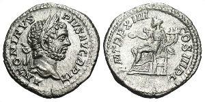 1 Denario Impero romano (27BC-395) Argento Caracalla (188-217)