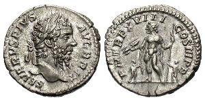 1 Denario Impero romano (27BC-395) Argento Settimio Severo (145- 211)
