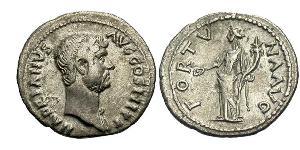 1 Denario Impero romano (27BC-395) Argento Adriano (76 - 138) 