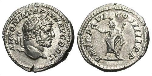 1 Denario Impero romano (27BC-395) Argento Caracalla (188-217)