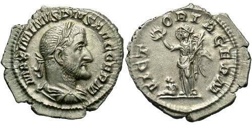 1 Denario Impero romano (27BC-395) Argento Massimino I (173-238)