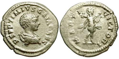 1 Denario Impero romano (27BC-395) Argento Geta (189-211)