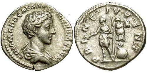 1 Denario Impero romano (27BC-395) Argento Commodo (161-192)