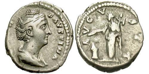 1 Denario Impero romano (27BC-395) Argento Faustina maggiore(105-141)