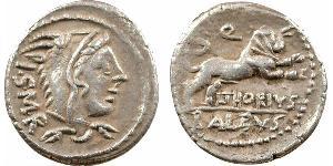 1 Denario Repubblica romana (509BC-27BC) Argento 