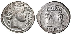 1 Denario Repubblica romana (509BC-27BC) Argento 