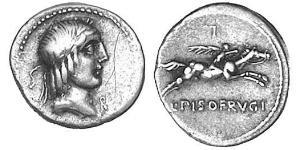 1 Denario Repubblica romana (509BC-27BC) Argento 