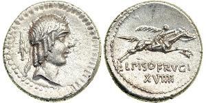 1 Denario Repubblica romana (509BC-27BC) Argento 
