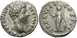 1 Denario Imperio romano (27BC-395) Plata Marco Aurelio (121-180)