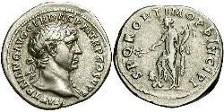 1 Denario Imperio romano (27BC-395) Plata Trajano (53-117)