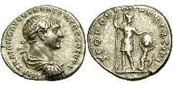 1 Denario Imperio romano (27BC-395) Plata Trajano (53-117)