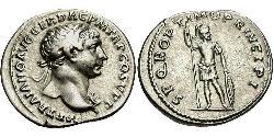 1 Denario Imperio romano (27BC-395) Plata Trajano (53-117)