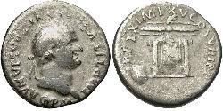 1 Denario Imperio romano (27BC-395) Plata Domiciano (51-96)