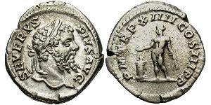 1 Denario Imperio romano (27BC-395) Plata Septimio Severo (145- 211)