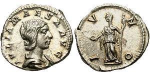 1 Denario Imperio romano (27BC-395) Plata Julia Maesa (165-224)