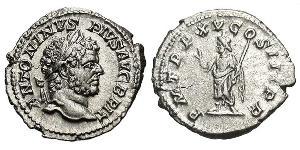 1 Denario Imperio romano (27BC-395) Plata Caracalla (188-217)