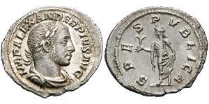 1 Denario Imperio romano (27BC-395) Plata Alejandro Severo (208-235)