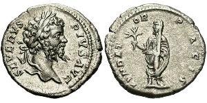 1 Denario Imperio romano (27BC-395) Plata Septimio Severo (145- 211)