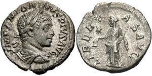 1 Denario Imperio romano (27BC-395) Plata Heliogábalo (203-222)
