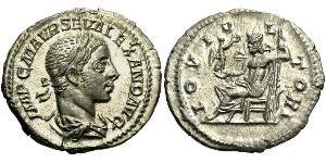 1 Denario Imperio romano (27BC-395) Plata Alejandro Severo (208-235)