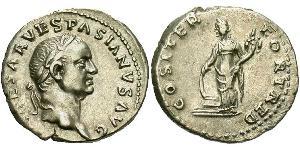 1 Denario Imperio romano (27BC-395) Plata Vespasiano (9-79)