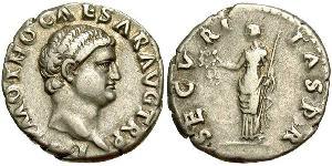 1 Denario Imperio romano (27BC-395) Plata Otón (32-69)