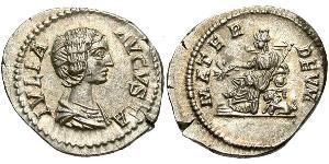 1 Denario Imperio romano (27BC-395) Plata Julia Domna (?-217)