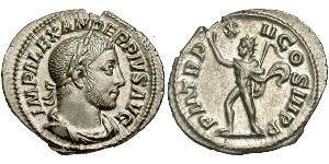 1 Denario Imperio romano (27BC-395) Plata Alejandro Severo (208-235)