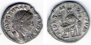 1 Denario Imperio romano (27BC-395) Plata Alejandro Severo (208-235)