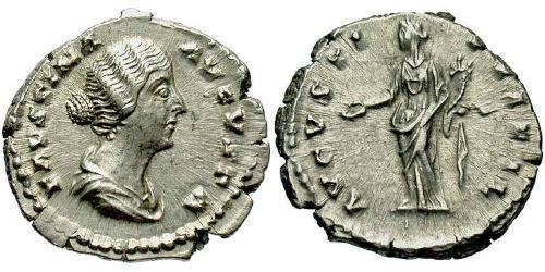 1 Denario Imperio romano (27BC-395) Plata Faustina II (130-175)