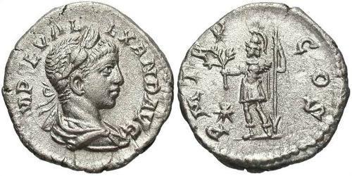 1 Denario Imperio romano (27BC-395) Plata Alejandro Severo (208-235)