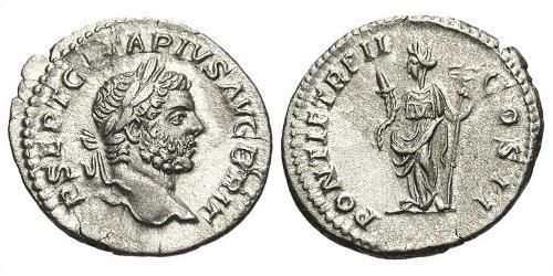 1 Denario Imperio romano (27BC-395) Plata Geta (189-211)