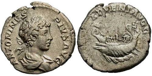 1 Denario Imperio romano (27BC-395) Plata Caracalla (188-217)