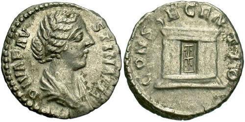 1 Denario Imperio romano (27BC-395) Plata Faustina II (130-175)