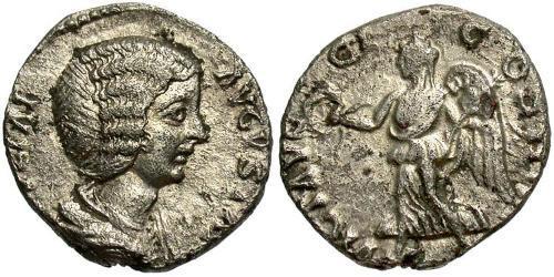 1 Denario Imperio romano (27BC-395) Plata Julia Domna (?-217)